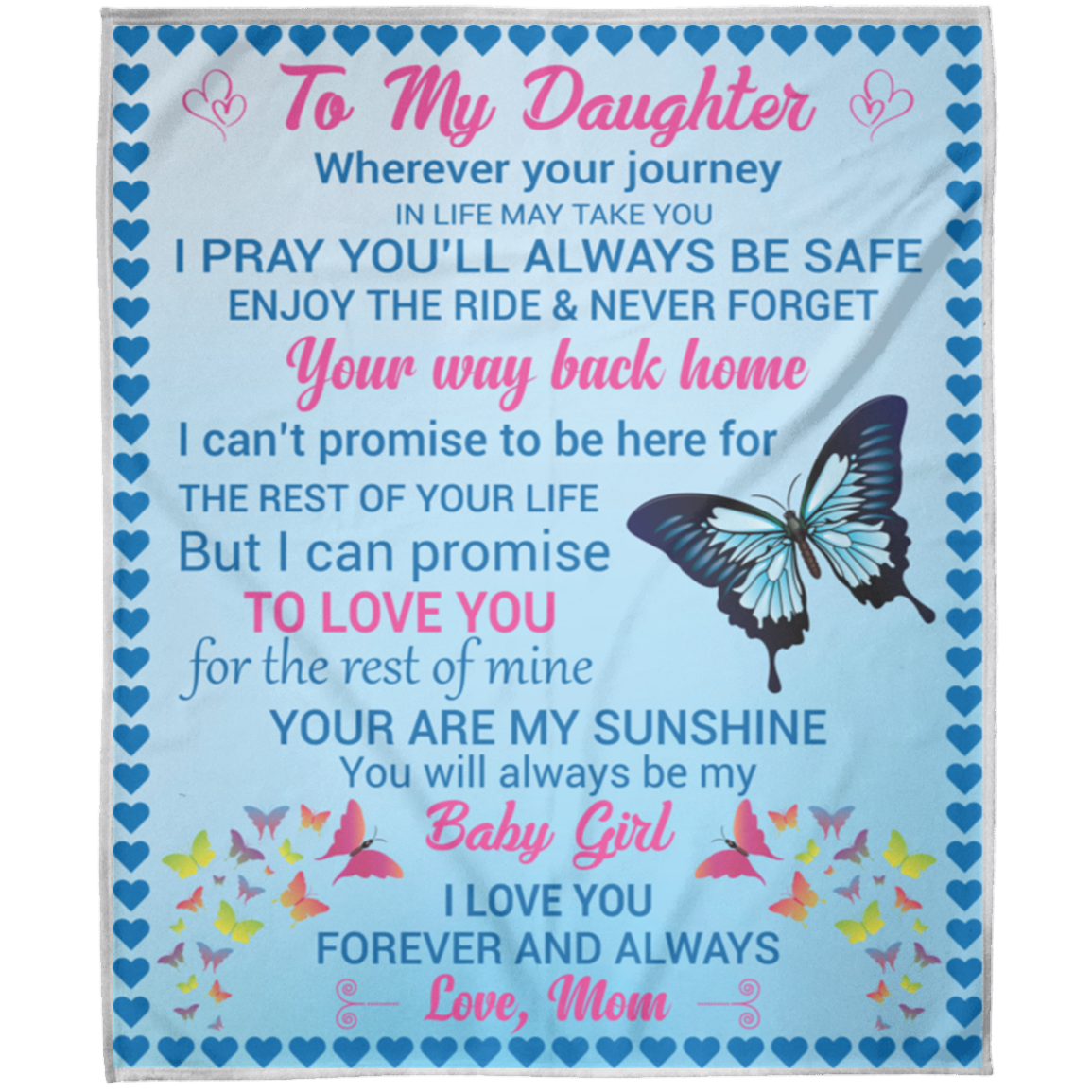 To My Daughter | Fleece Blanket