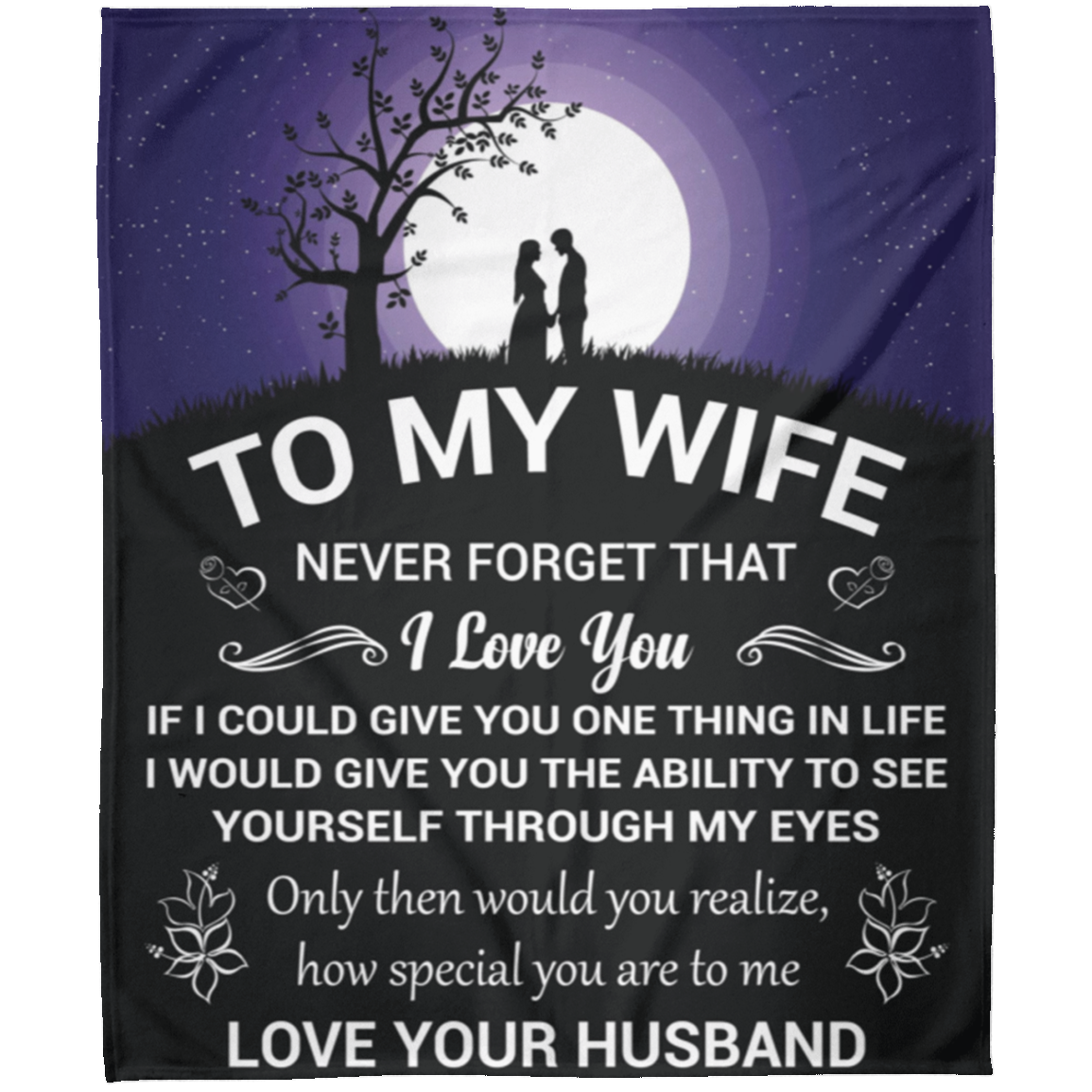 To My Wife | Fleece Blanket