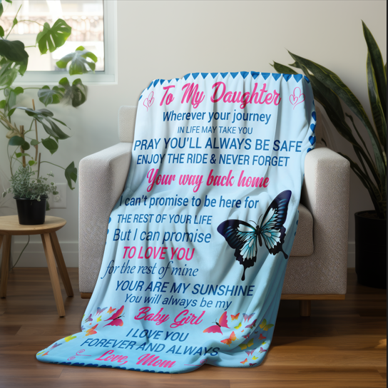 To My Daughter | Fleece Blanket