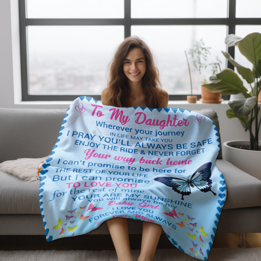 To My Daughter | Fleece Blanket